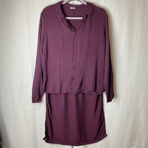 CP Shades Purple top and skirt set